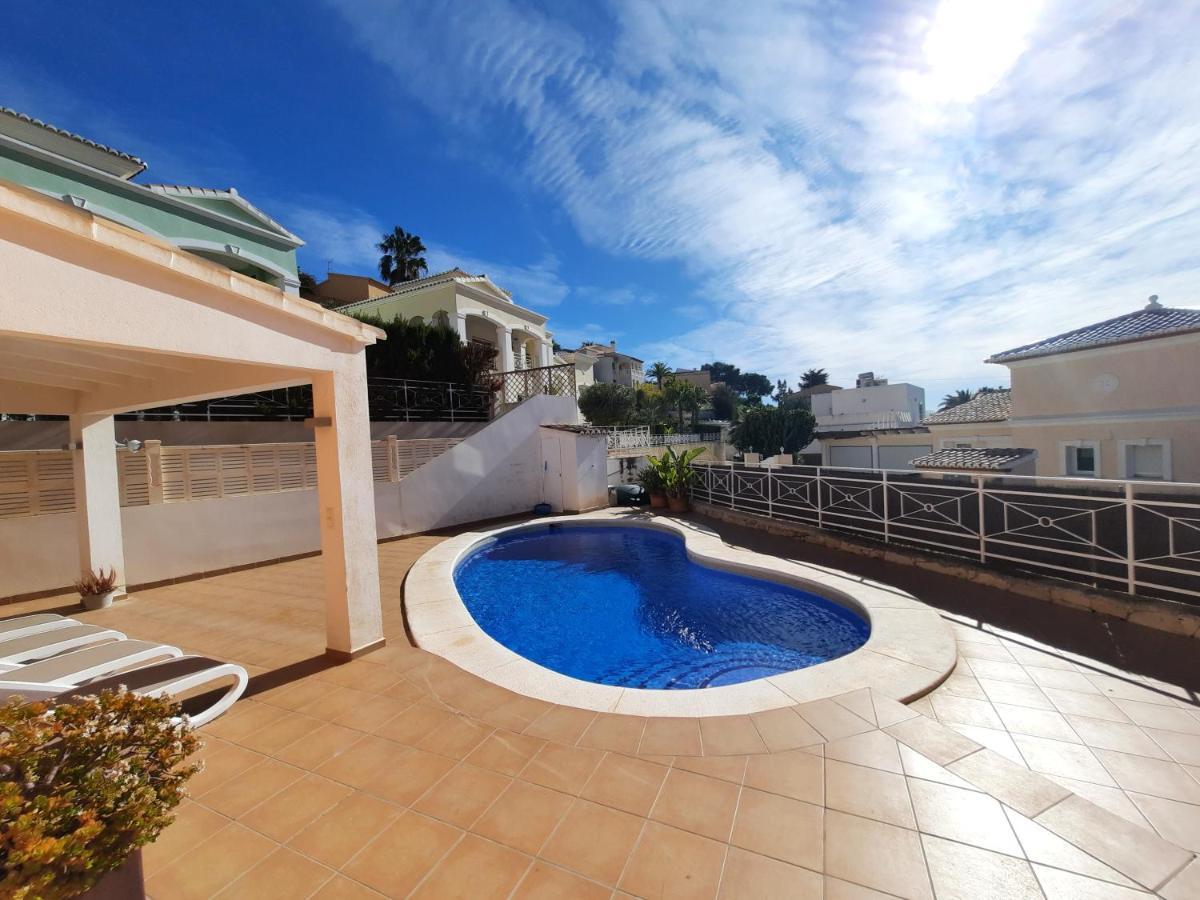 Villa con piscina privada Calpe Esterno foto
