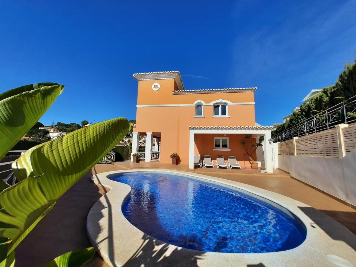 Villa con piscina privada Calpe Esterno foto